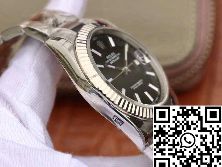 126334 Rolex Factory 41mm AR Datejust Dial Black 0303